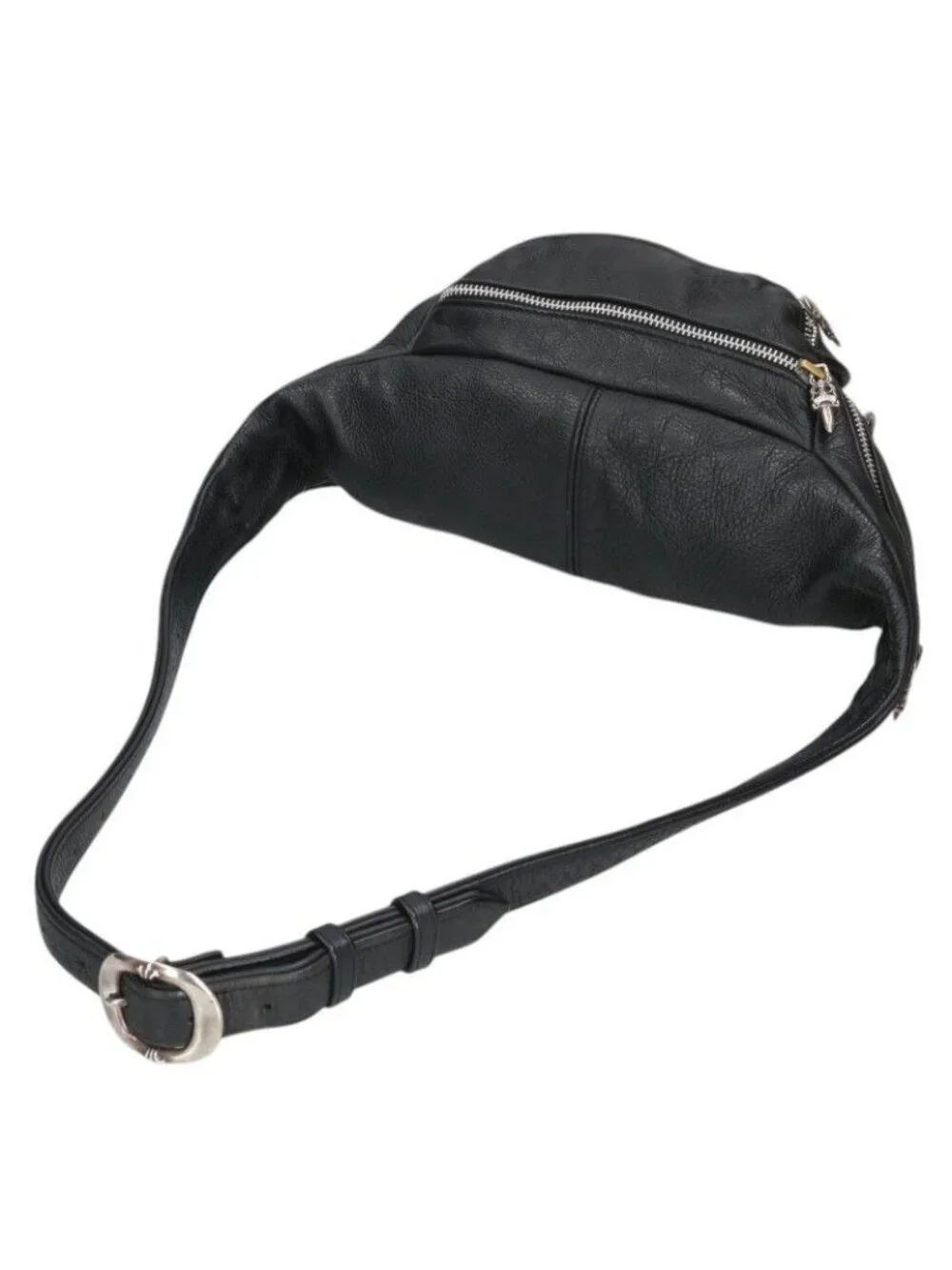 Chrome Hearts 1 Snat Pack Dagger Zip Gun Slinger Belt Leather Bag